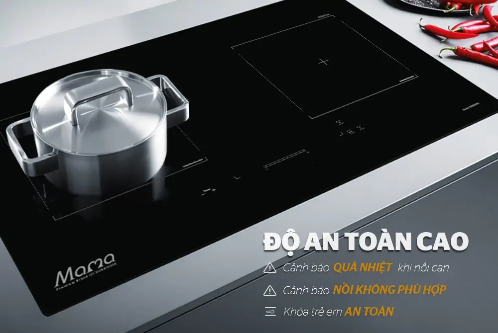 Bếp từ đôi Sunhouse Mama MMB9988 3800W - Ý 5