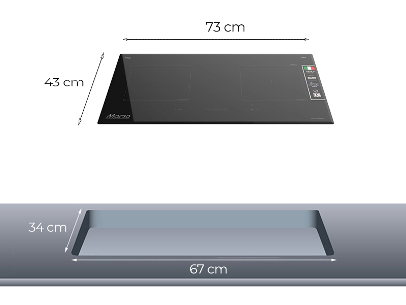 Bếp từ đôi Sunhouse Mama MMB9988 3800W - Ý 11