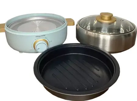 Nồi lẩu nướng đa năng 3 trong 1 Kimscook MC520I 1000W 3