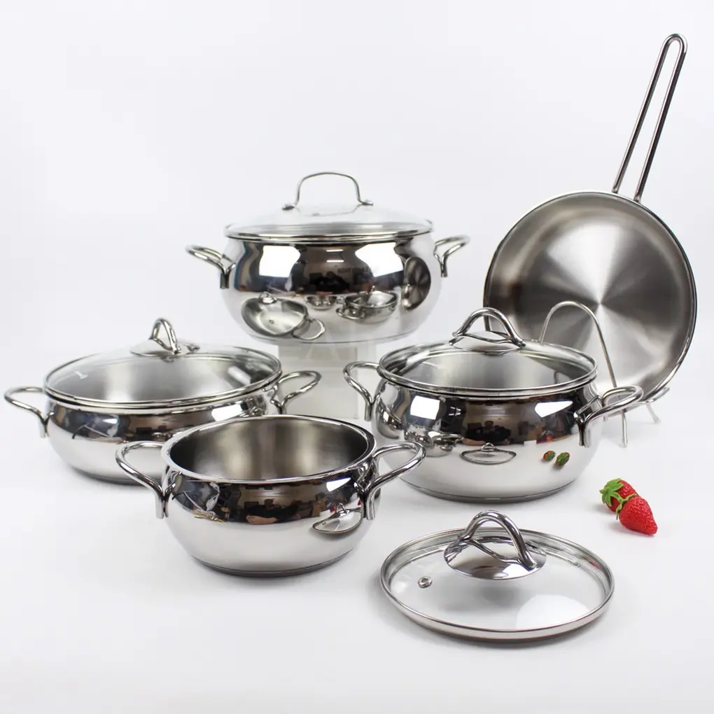 Bộ nồi chảo Korkmaz Tombik A1800 9 món 0
