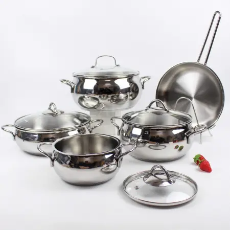 Bộ nồi chảo Korkmaz Tombik A1800 9 món 0