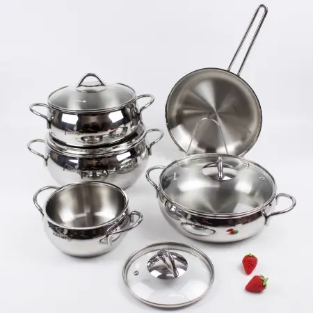 Bộ nồi chảo Korkmaz Tombik A1800 9 món 1