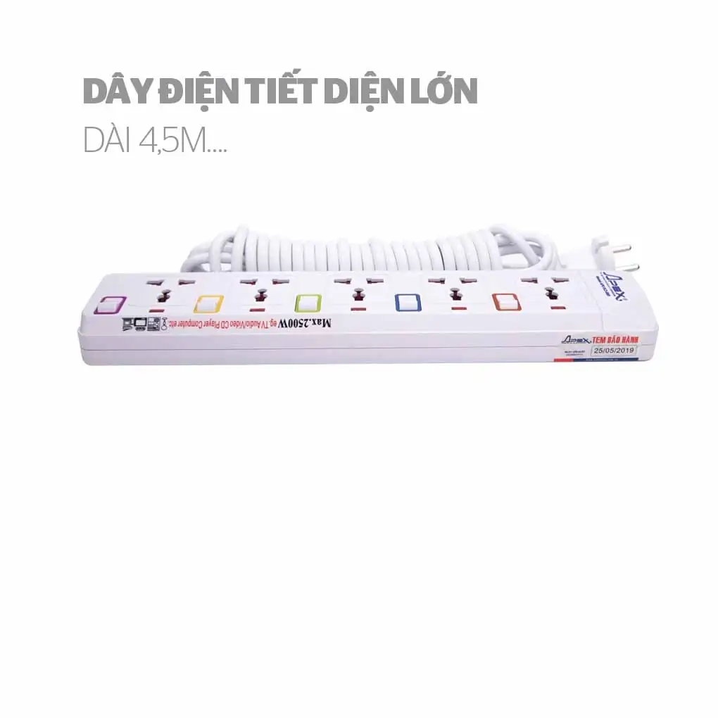 Ổ Cắm Điện Apex APE OC2-5RD 5
