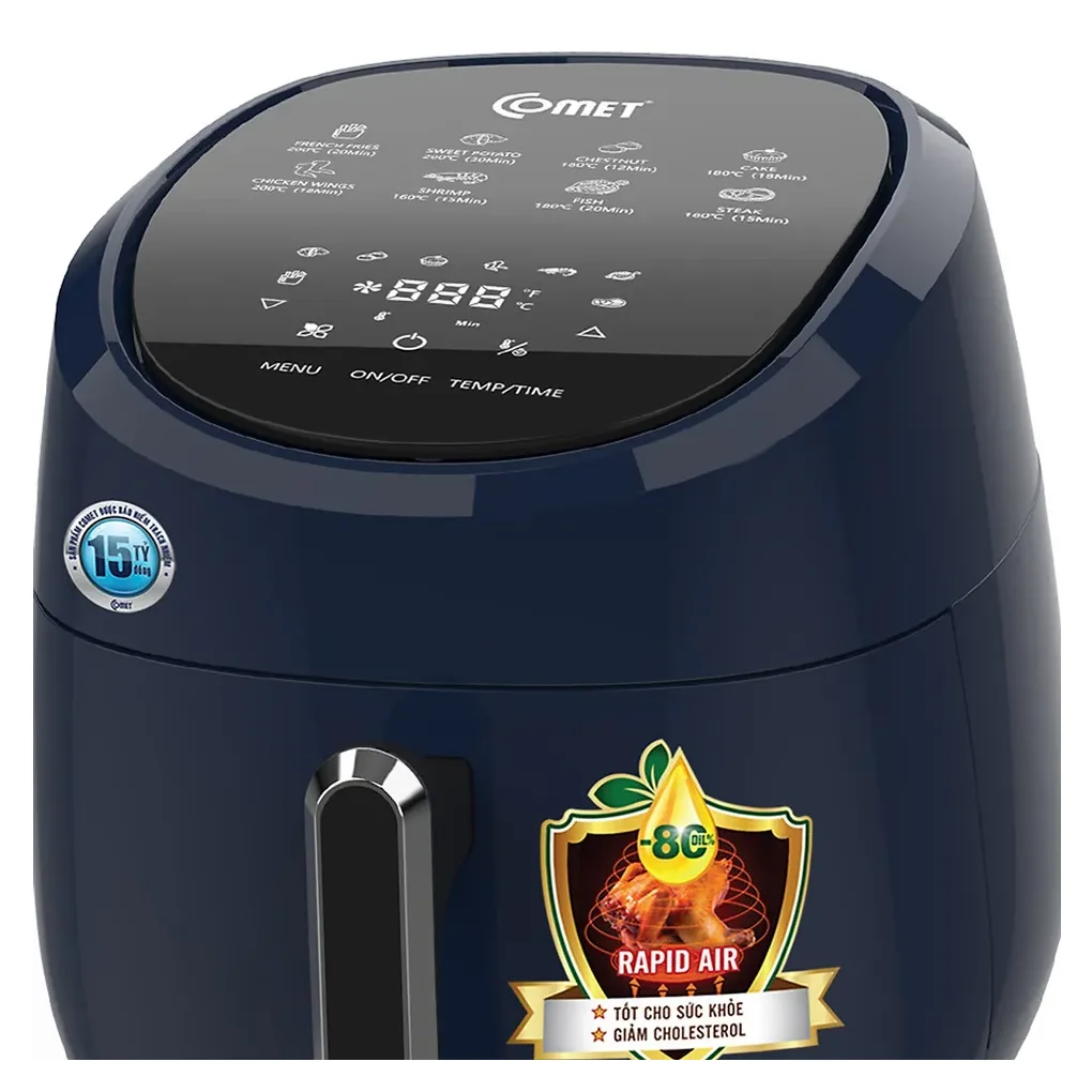 Nồi chiên không dầu điện tử Comet CM6838