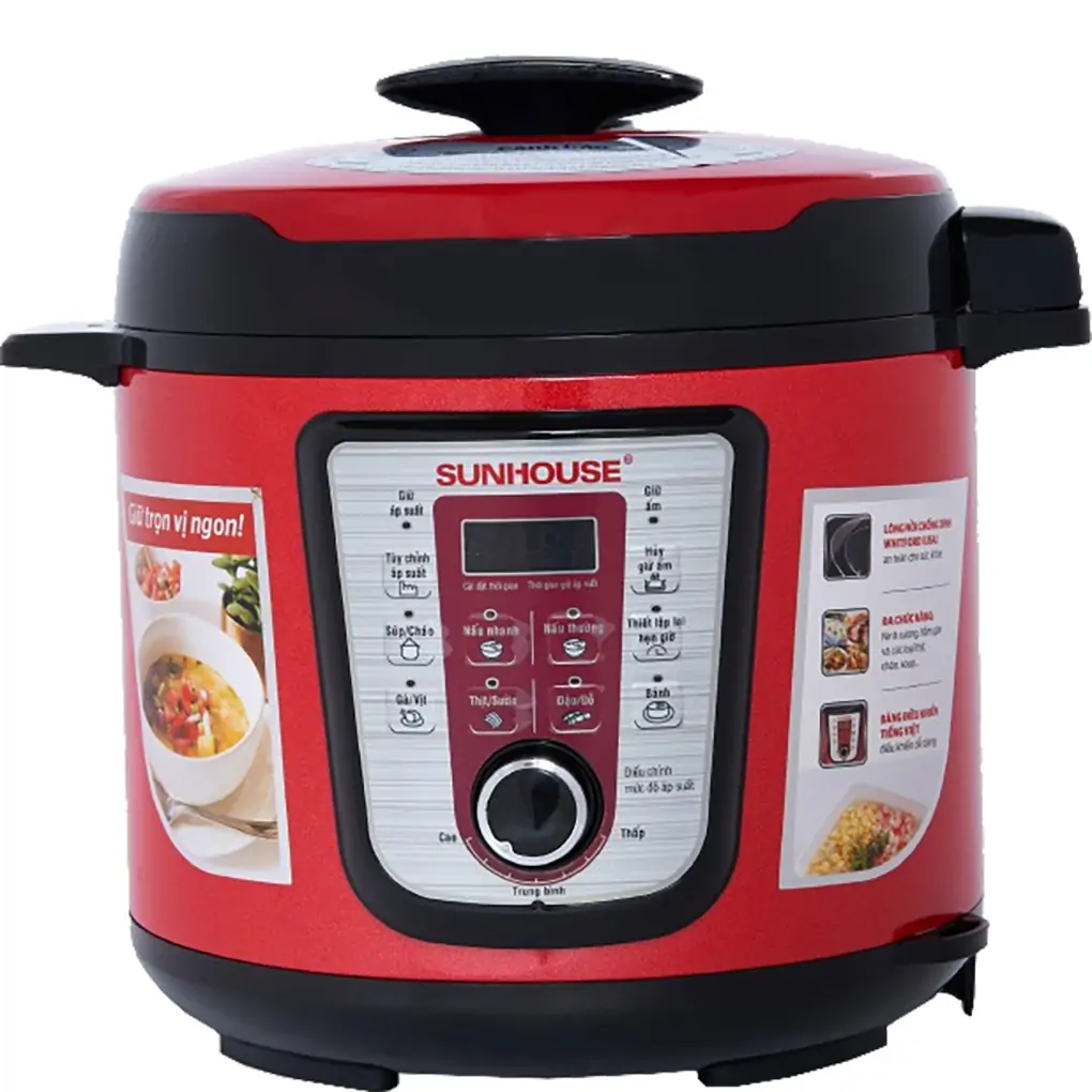 Nồi áp suất điện tử đa năng Sunhouse SHD1767 6 lít