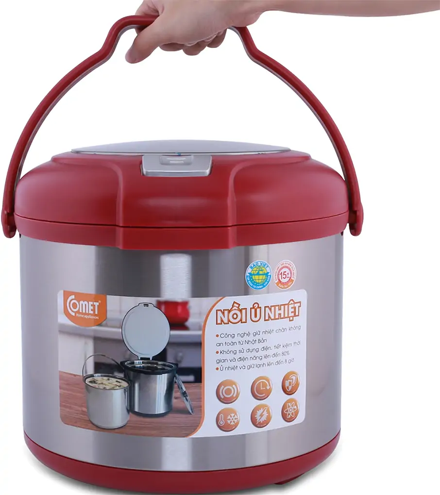 Nồi ủ nhiệt Comet CM7661 5 lít (Sản phẩm trưng bày)
