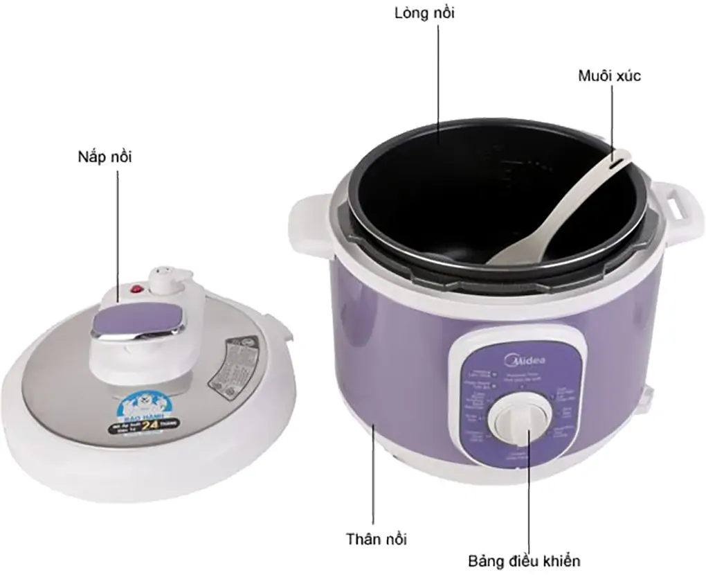 Nồi áp suất Midea MY-12CH501C 5 lít 3
