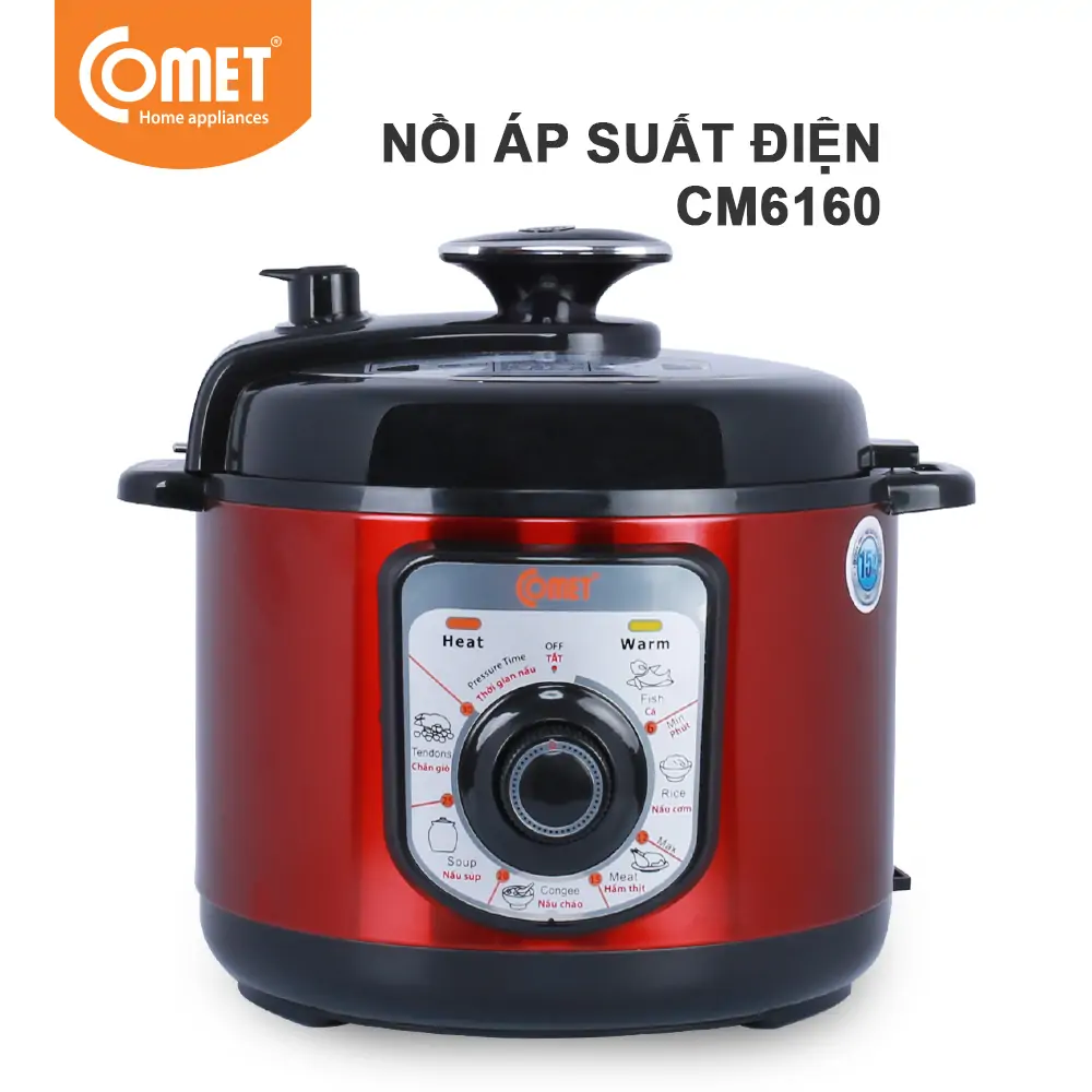 Nồi áp suất điện Comet CM6160 5 lít 0