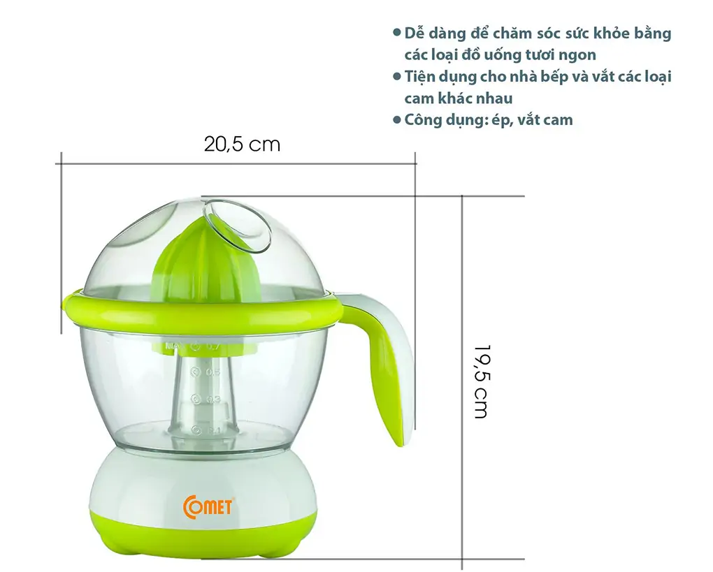 Máy vắt cam Comet CM9928 40W 3