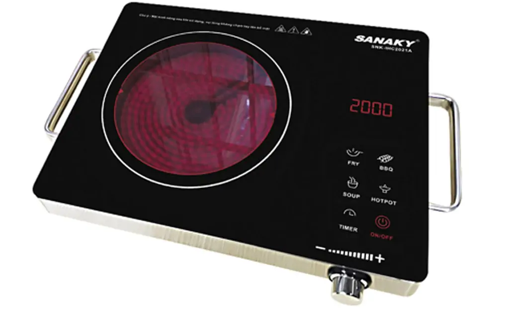 Bếp hồng ngoại đơn Sanaky SNK-IHC2021A 2000W 0