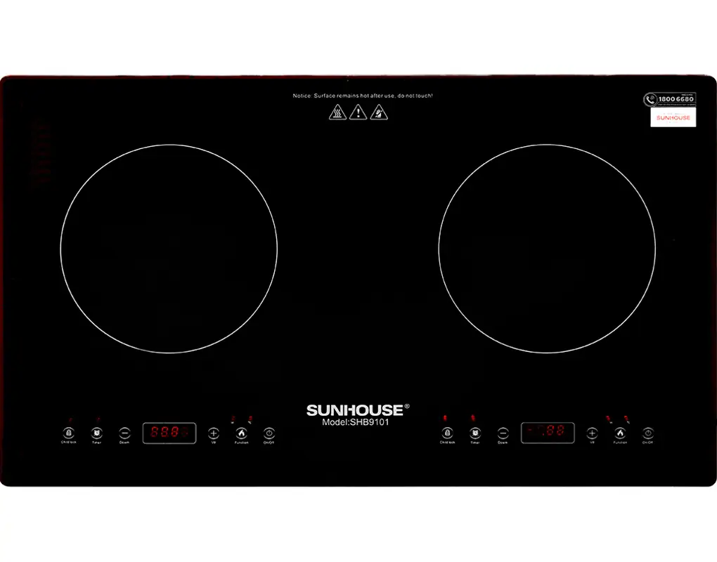 Bếp từ đôi Sunhouse SHB9101 4000W