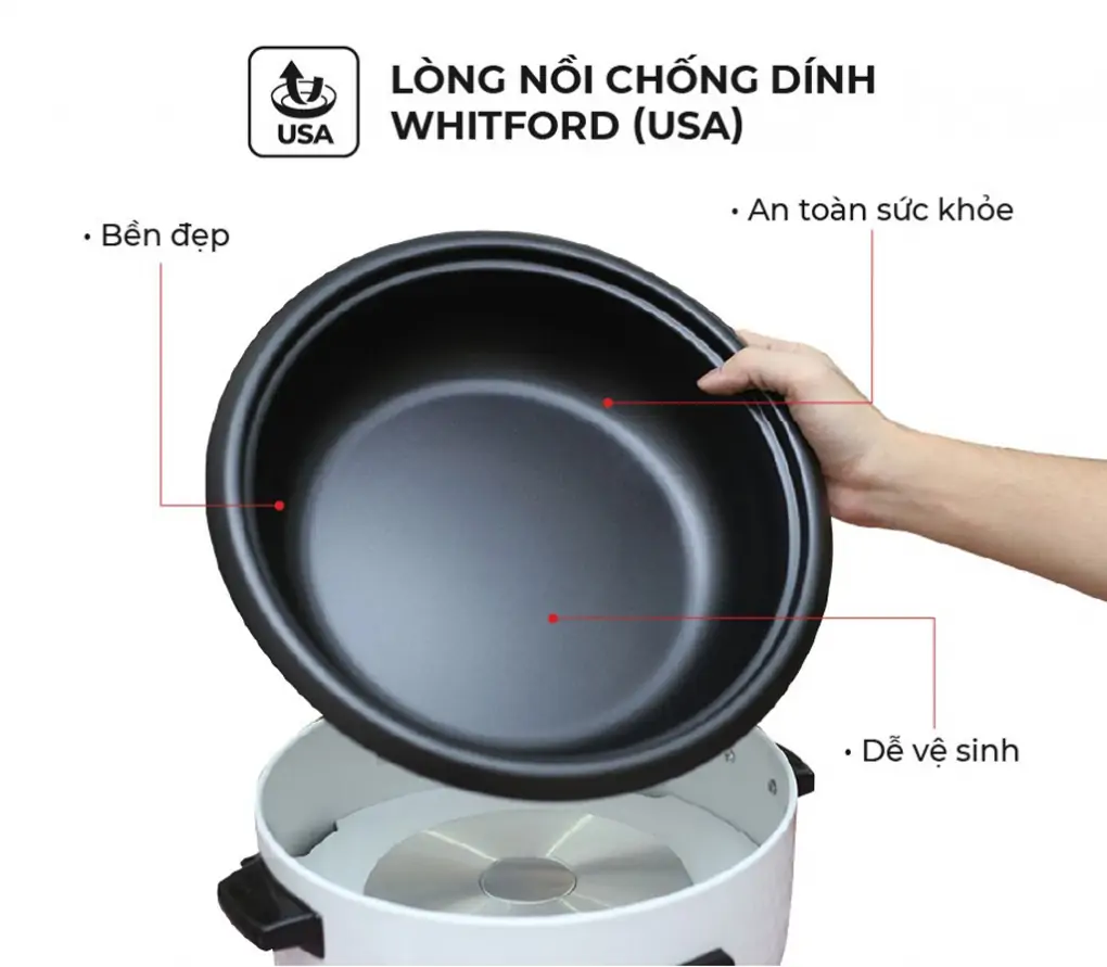 Lẩu điện Sunhouse SHD4521 1300W 4