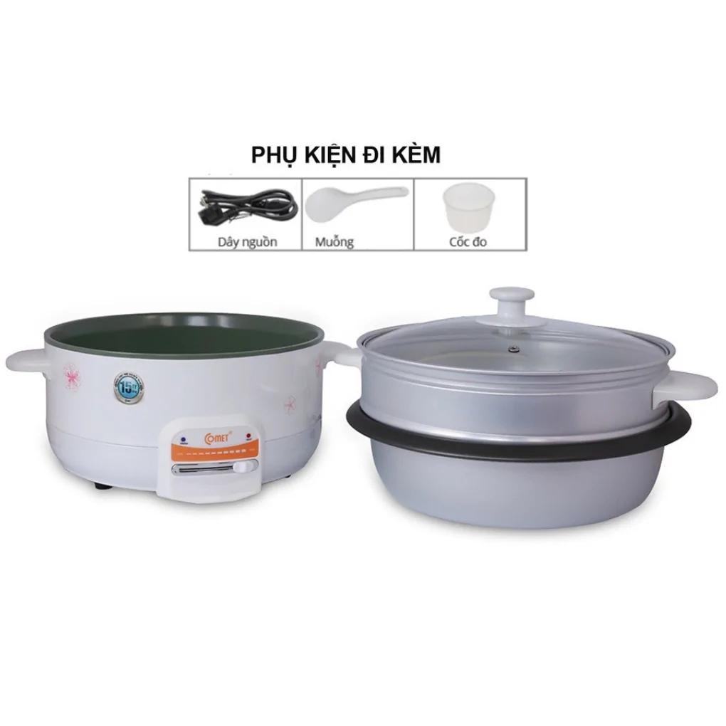 Lẩu điện Comet CM7732 1300W 6