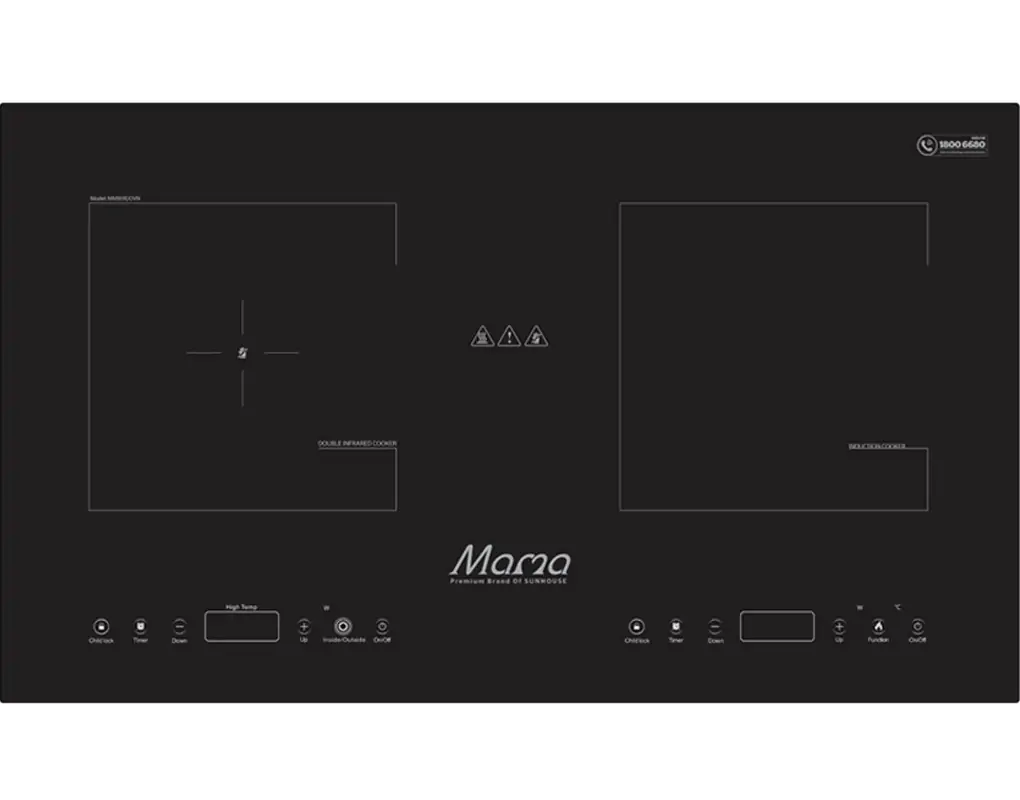 Bếp từ - hồng ngoại đôi Sunhouse Mama MMB9100VN