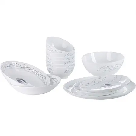 Bộ Chén Dĩa TT Diwali Marble 12 0