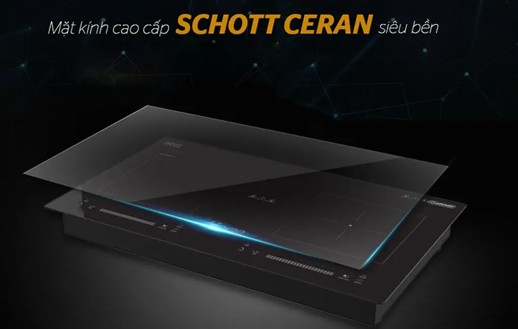 Bếp từ đôi Sunhouse Mama MMB9208DIH 3600W (Sản phẩm trưng bày)