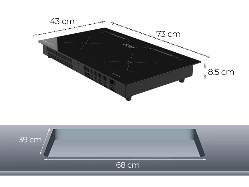 Bếp từ - hồng ngoại đôi Sunhouse Mama MMB9200MIX 0