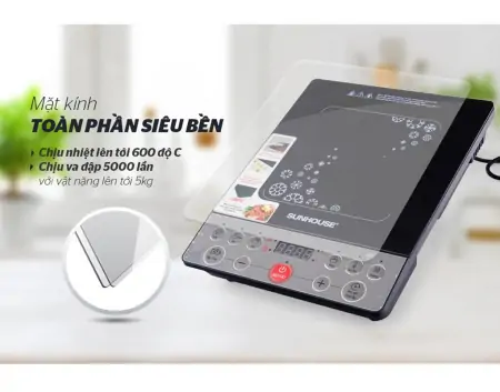 Bếp từ đơn Sunhouse SHD6152 2000W 5