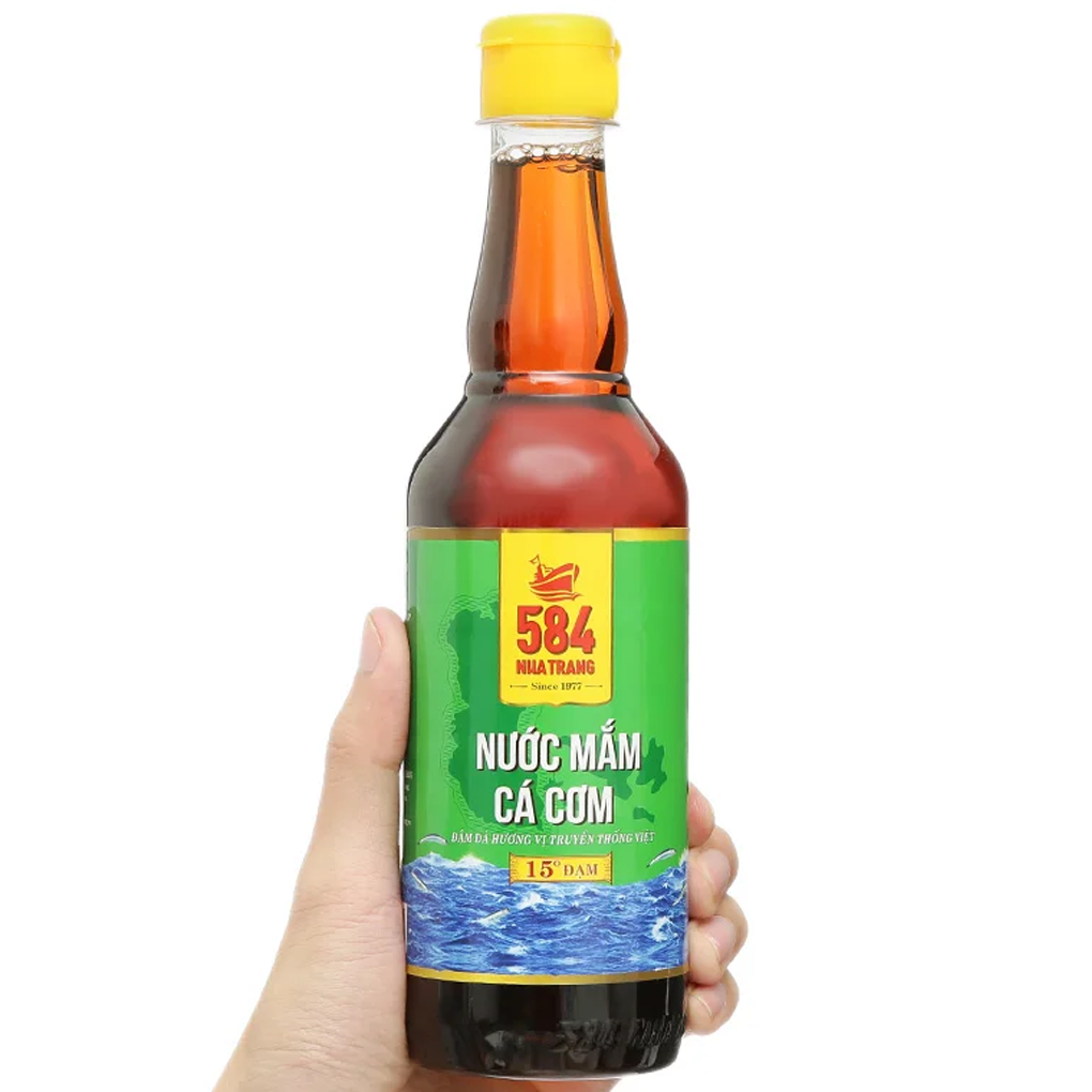 Nước Mắm 584 NHA TRANG 15 ĐỘ ĐẠM 500ML