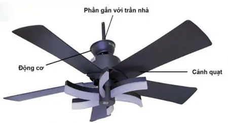 Quạt trần BENNY BFC43V 6