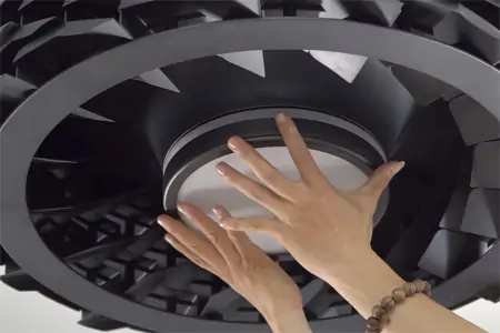 Quạt trần BENNY Firenze BF-C73BLSC, màu cà phê 1