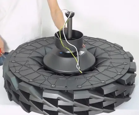 Quạt trần BENNY Firenze BF-C73BLSC, màu cà phê 2