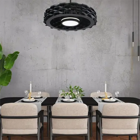 Quạt trần BENNY Firenze BF-C73BLSC, màu cà phê 3