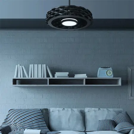 Quạt trần BENNY Firenze BF-C73BLSC, màu cà phê 4