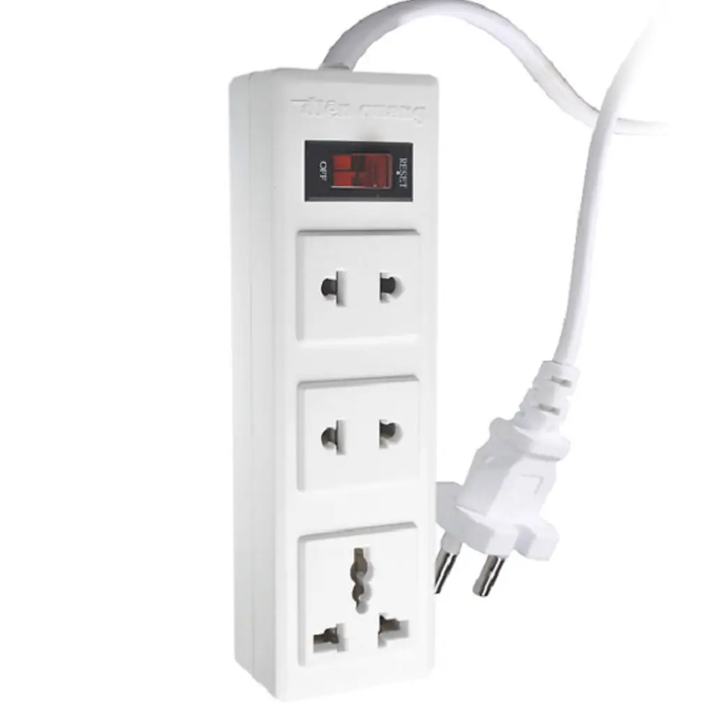 Ổ Cắm ĐQ 002A-02-2M (3 Lỗ Dây 2 Mét)