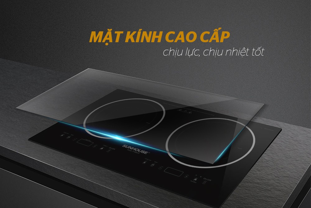 Bếp từ - hồng ngoại đôi Sunhouse SHB8609 3600W 5