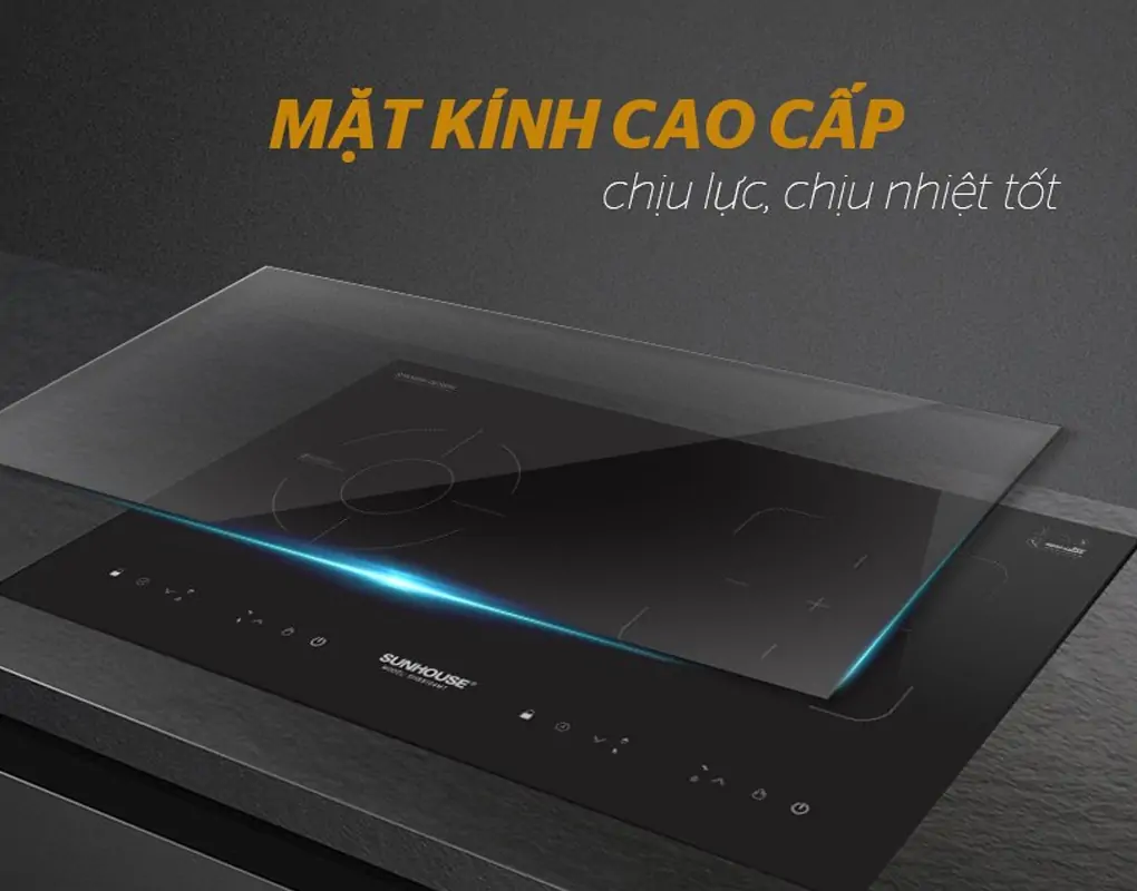 Bếp từ - hồng ngoại đôi Sunhouse SHB9104MT 4000W (Sản phẩm trưng bày)
