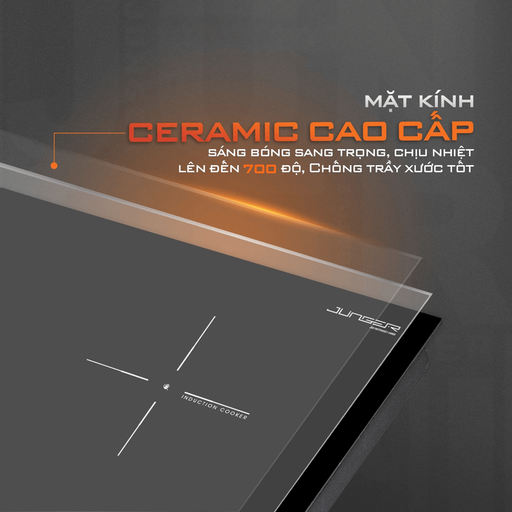 Bếp từ đôi Junger NKD22+ 4400W - Thái Lan 5