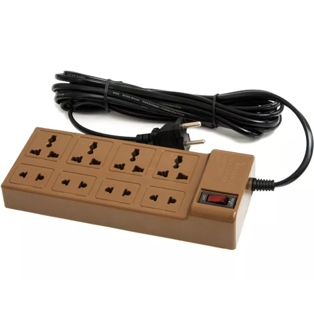 Ổ Cắm Điện NAKAGAMI 8 Lỗ Dây 3m 4