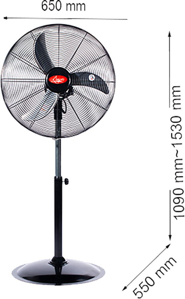 Quạt đứng Limpio DSI-2460 3