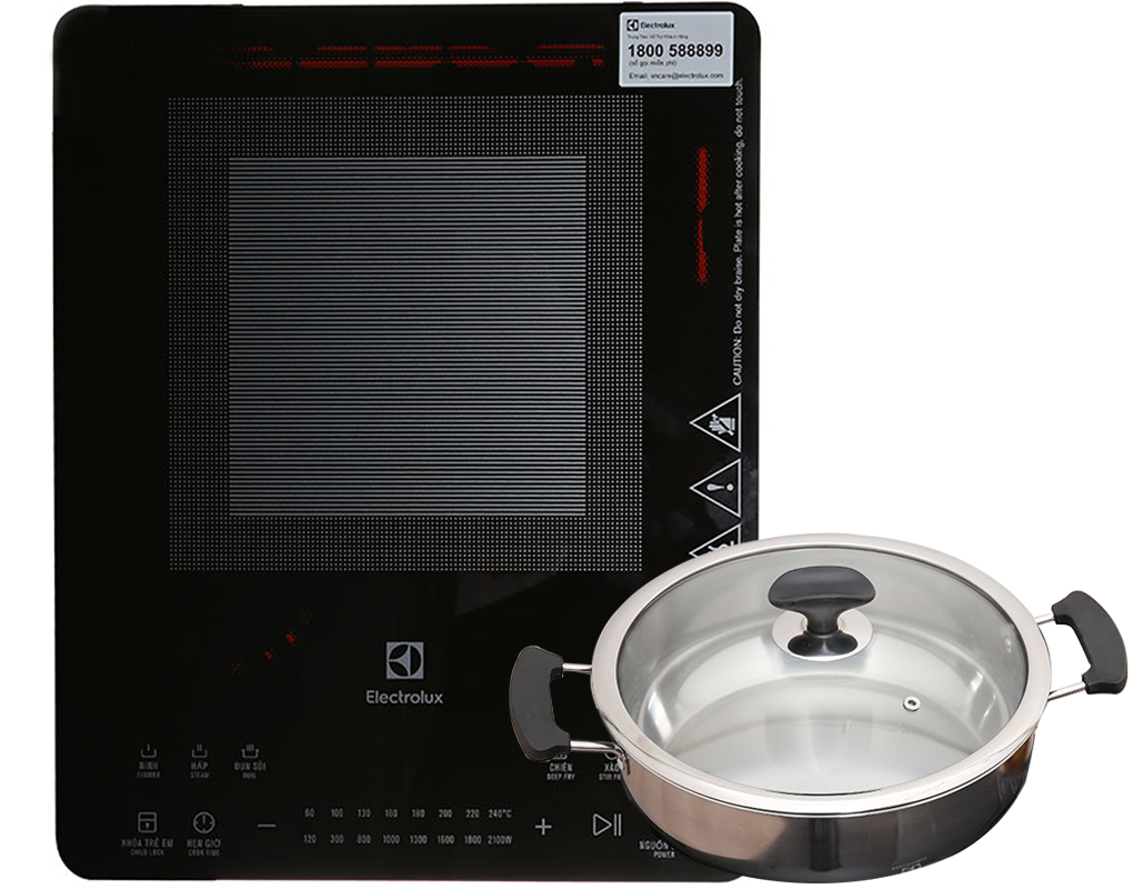 Bếp từ đơn Electrolux ETD42SKS 2100W 0