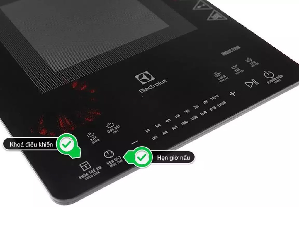 Bếp từ đơn Electrolux ETD42SKS 2100W 3