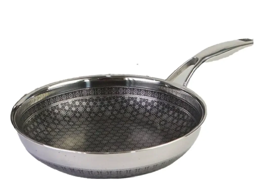 Chảo sâu lòng Noon Song inox 3 lớp đáy từ chống dính 2 mặt Kimscook 24 cm