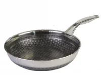 Chảo sâu lòng Noon Song inox 3 lớp đáy từ chống dính 2 mặt Kimscook 24 cm