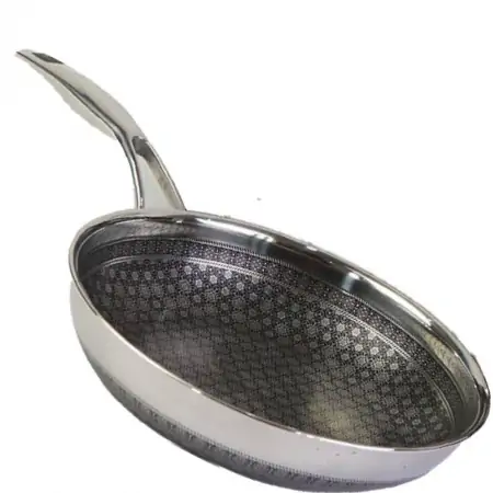 Chảo sâu lòng Noon Song inox 3 lớp đáy từ chống dính 2 mặt Kimscook 24 cm 2