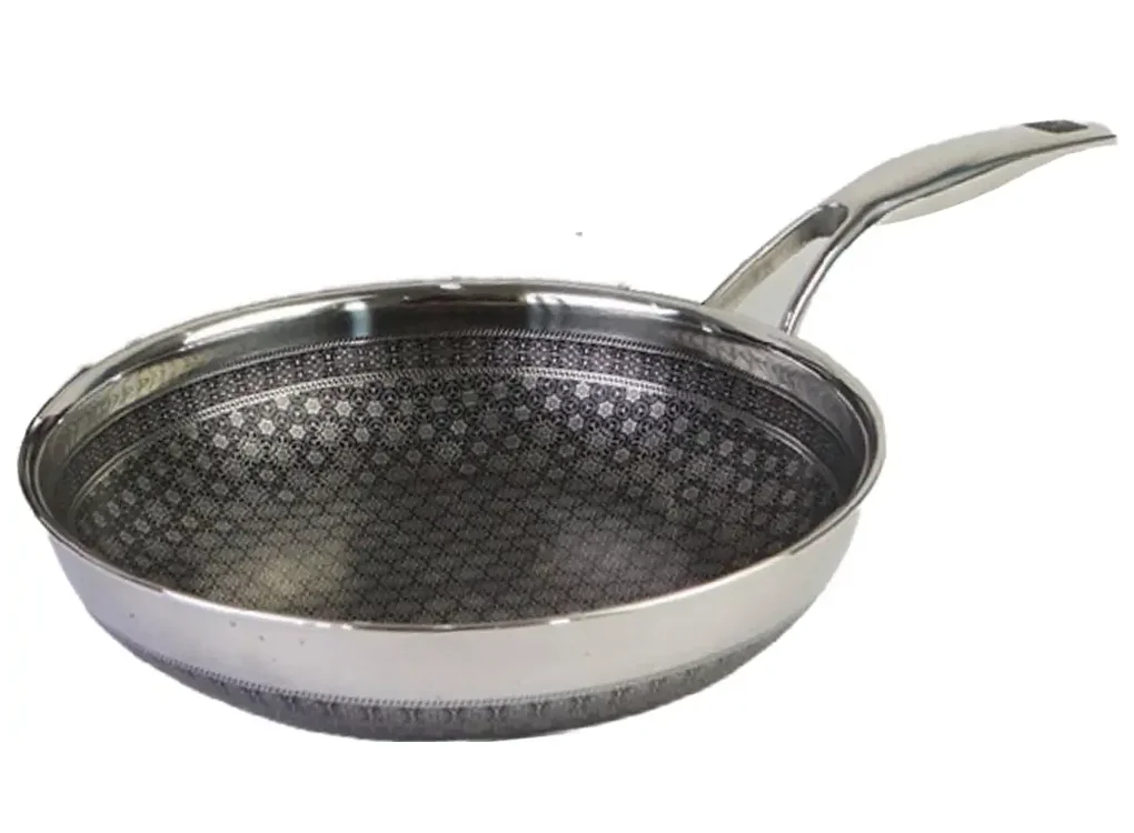 Chảo Noon Song inox 3 lớp đáy từ chống dính 2 mặt Kimscook 28 cm