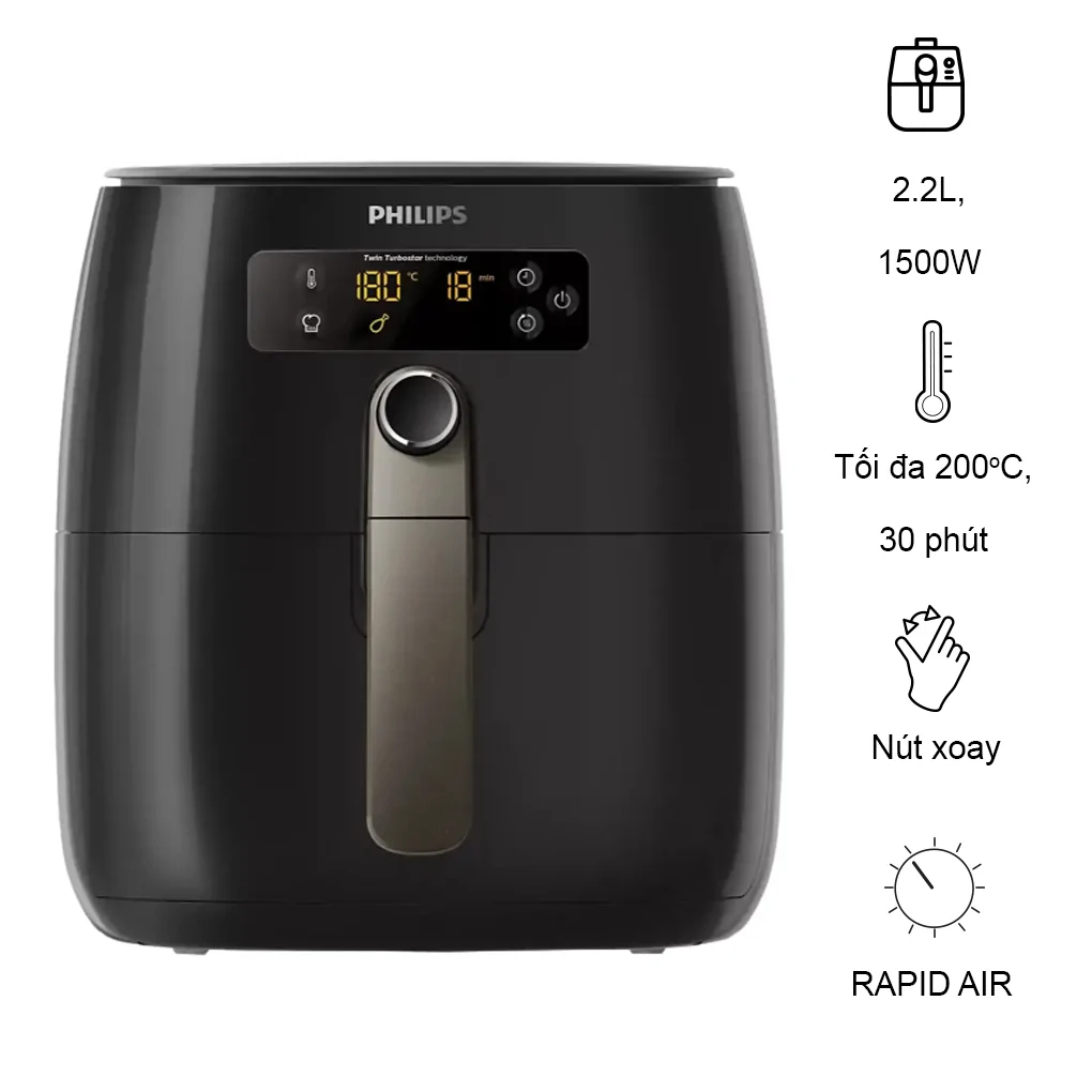 Nồi chiên Philips HD9745 (Sản phẩm trưng bày)