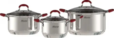 Bộ nồi inox 5 đáy Sunhouse Mama SHG2503MSD 16- 20- 24 cm 0