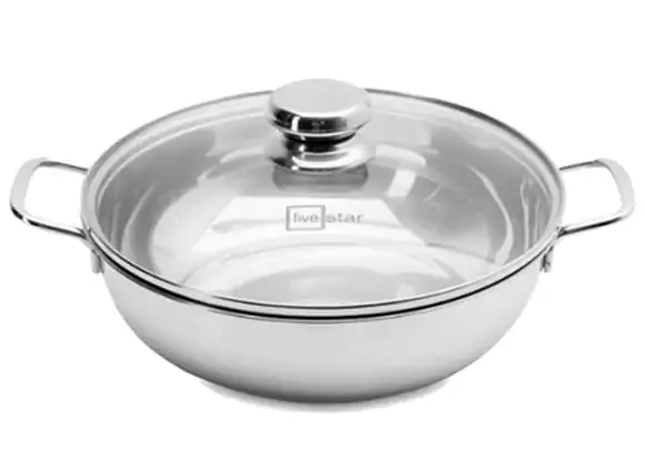 Chảo inox đa năng 3 đáy Fivestar NK N26-UM 26 cm