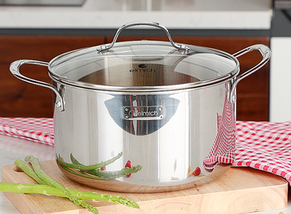 Bộ Nồi Inox 304 Cao Cấp 3 Lớp Liền Đáy Tri-Max 4 Món Size 18-20-26 - Chảo 26cm 5