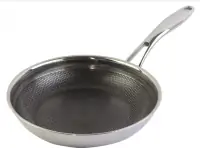 Chảo inox 3 lớp đáy từ chống dính Blackcube 26 cm