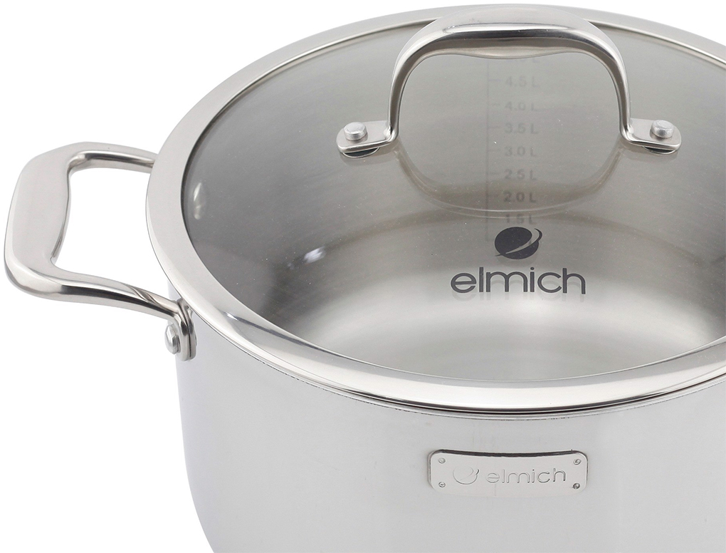 Nồi inox cao cấp 3 lớp đáy liền Elmich Tri-Max 18 cm 1