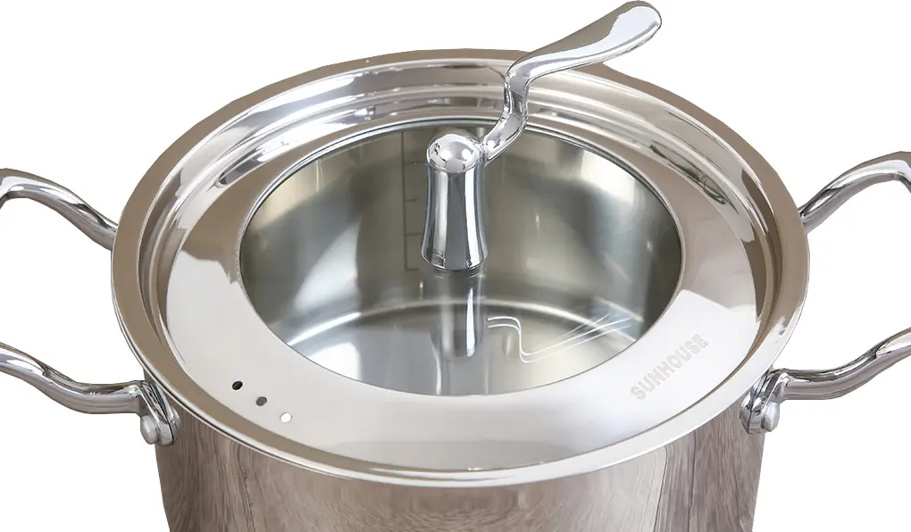 Bộ NồI Inox 304 Cao Cấp 5 Đáy Sunhouse SHG2503MSA 0