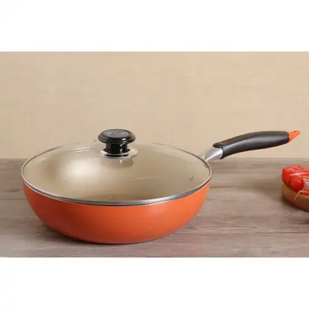 Chảo sâu lòng đáy từ vung kính Sunhouse SHG1228MOB 28 cm 1