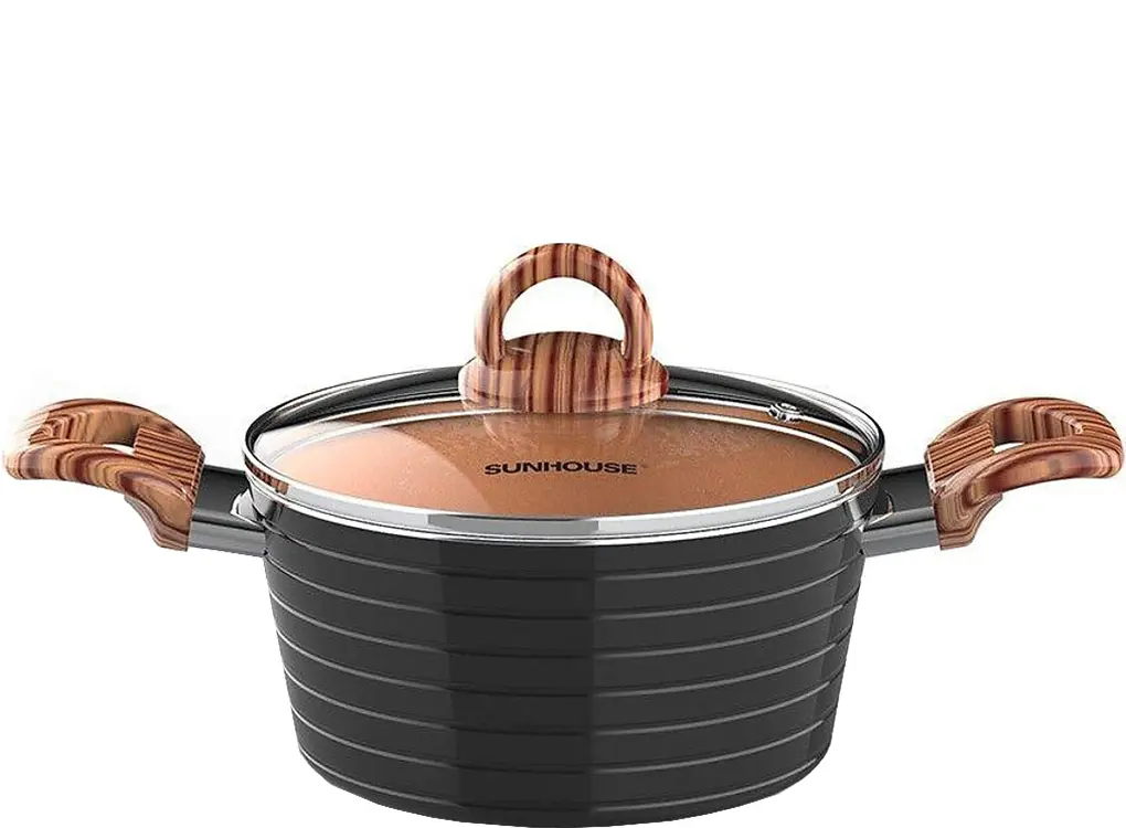 Nồi Sunhouse Ceramic Đáy Từ SHG2020MCA 20 cm