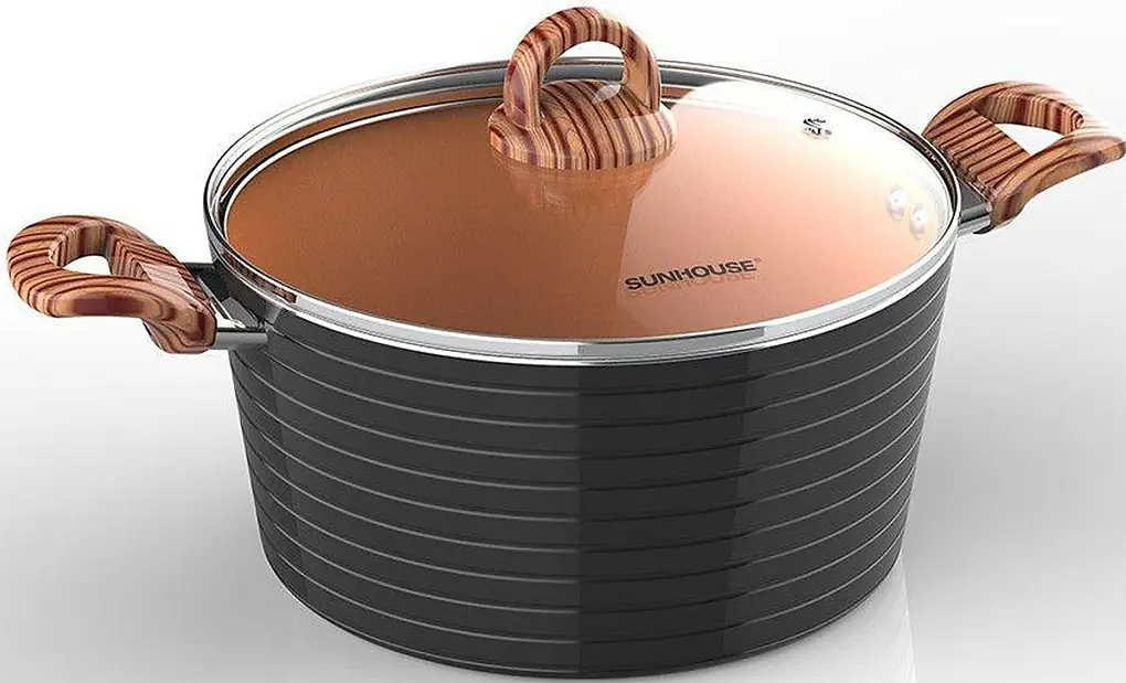 Nồi Sunhouse Ceramic Đáy Từ SHG2020MCA 20 cm 0